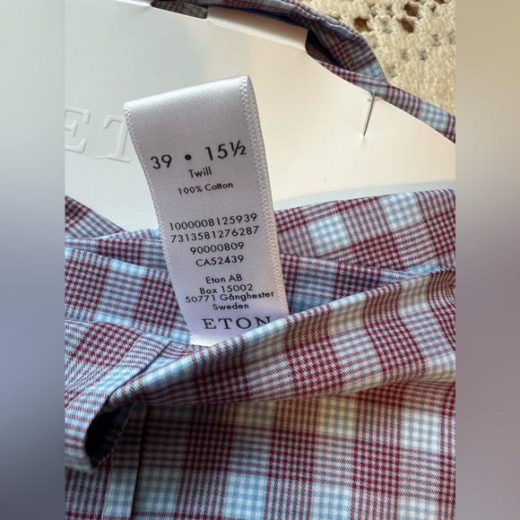 ETON Cotton, Twill Dress Shirt - Picture 6 of 6
